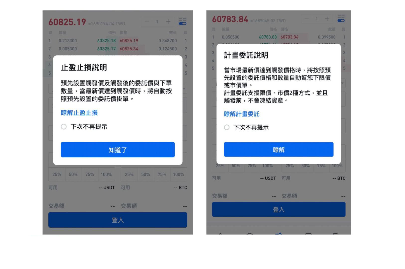 Step2. 火幣下單教學：選擇訂單種類