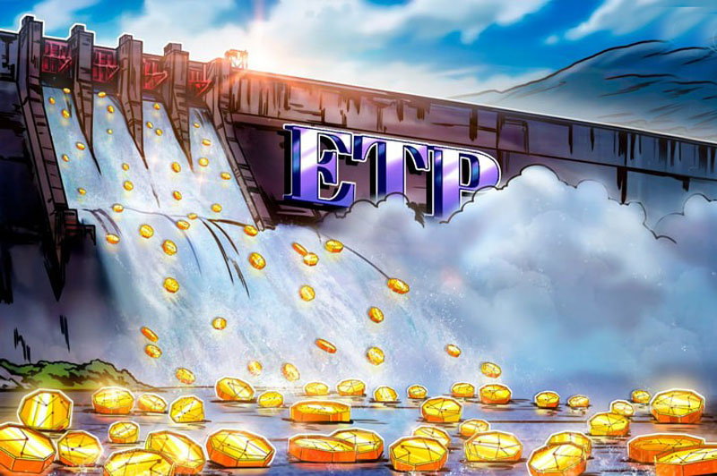 隨著比特幣（BTC）和以太坊（ETH）回暖，加密ETP流入達(dá)到5.72億美元