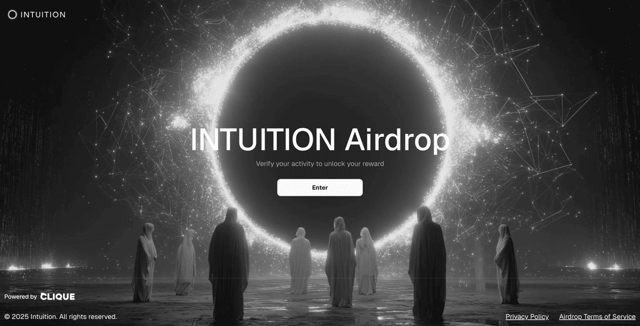 步驟 3：訪問 $TRUST 空投頁面