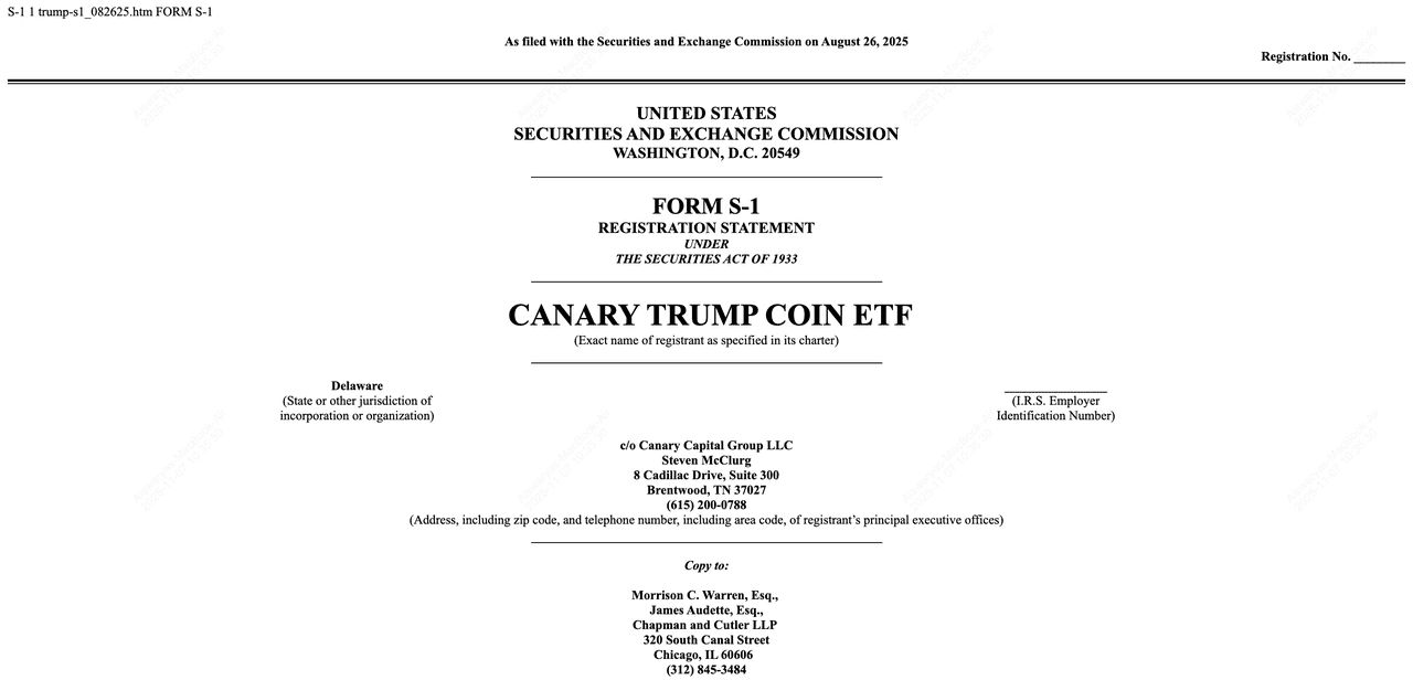 1.?Canary川普幣ETF：現(xiàn)貨，完全支持