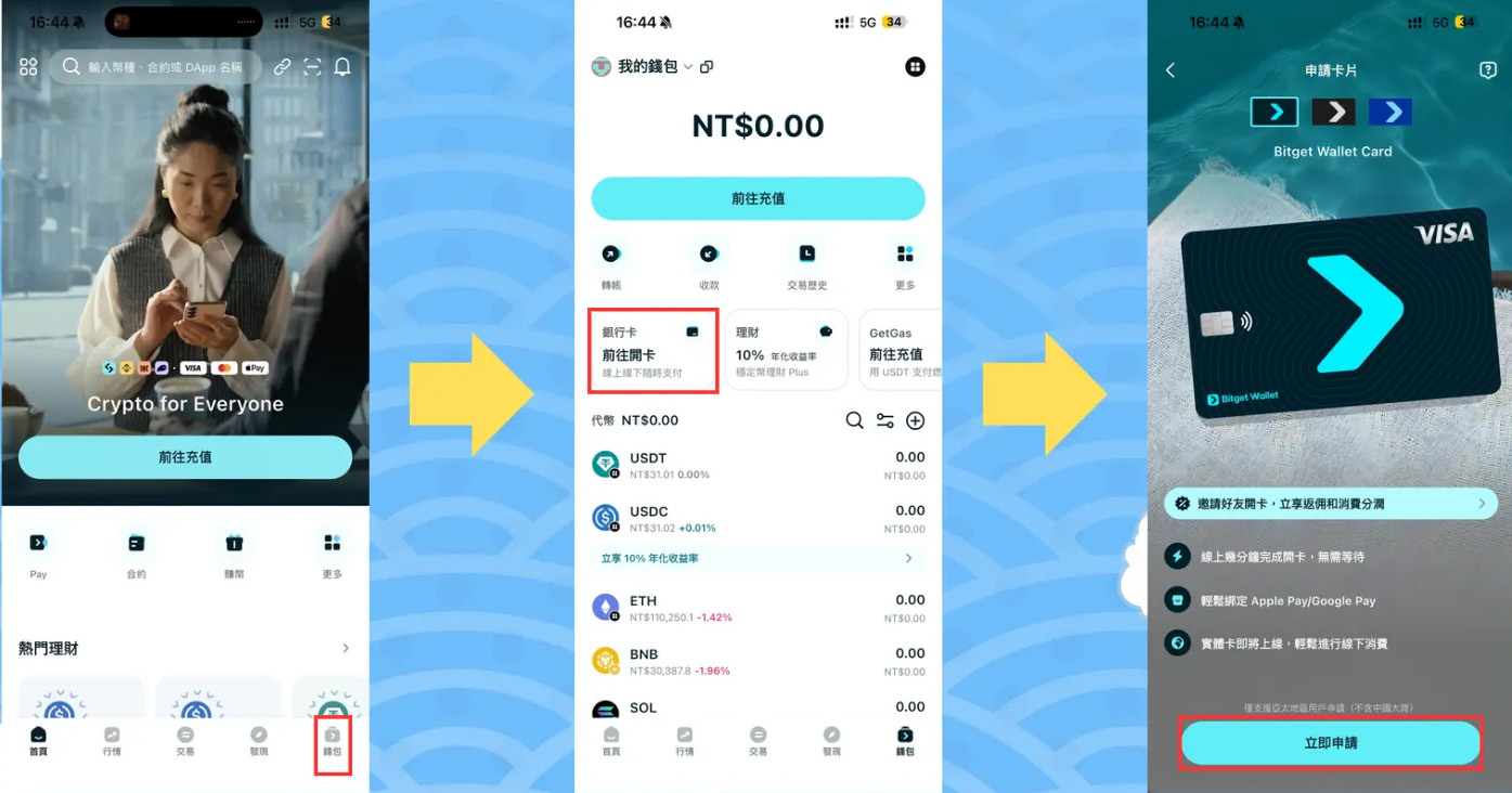 Bitget Wallet Card 申辦教學(xué)