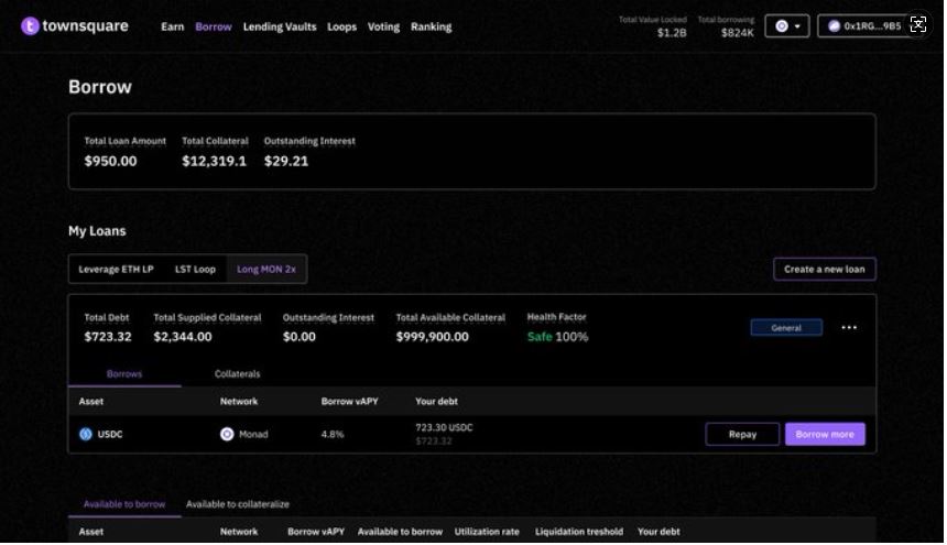 Monad DeFi代表性項目
