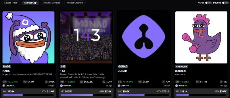 Monad生态项目盘点