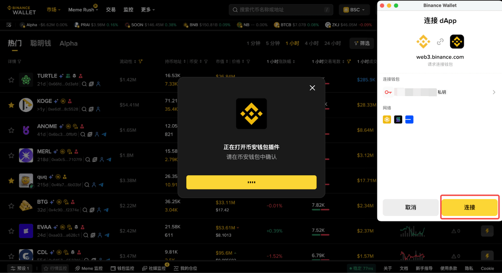 二. 如何连接币安钱包插件?_图2