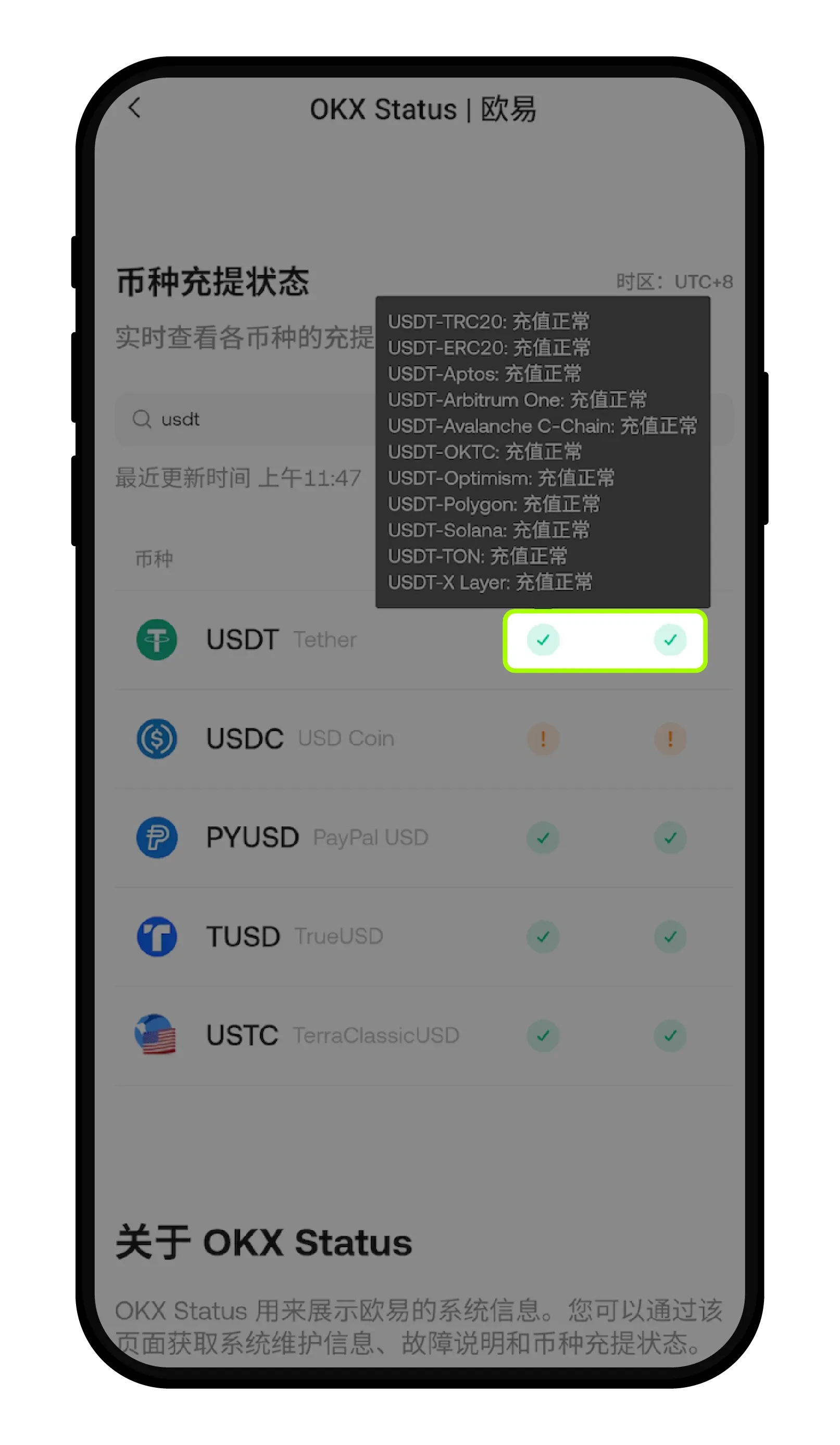 欧易不支持的币种处理方法