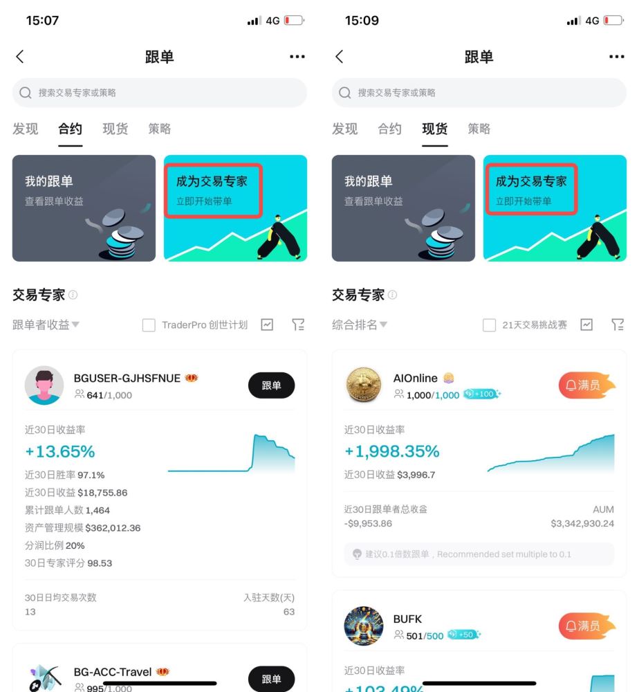 Bitget跟单交易指南