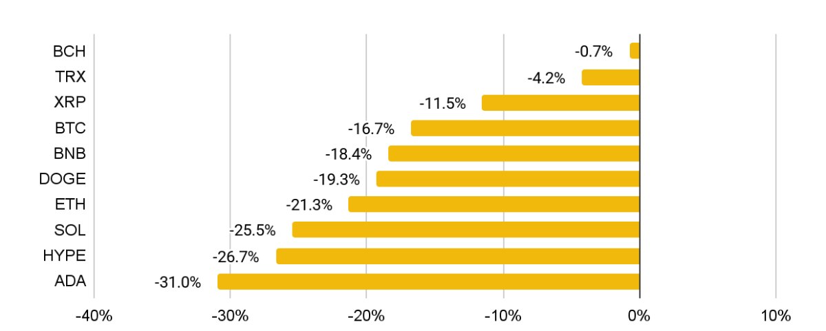 11月加密货币市场表现