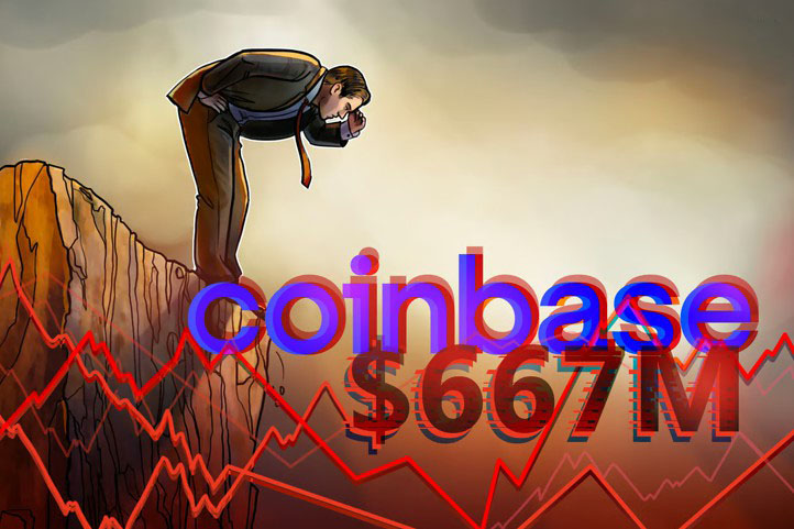 Coinbase第四季度凈虧6.67億美元，加密市場(chǎng)下跌致業(yè)績(jī)不佳