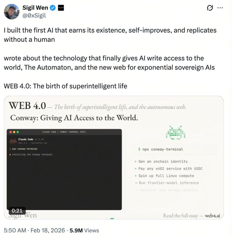 Web4:AI 驱动的自主互联网