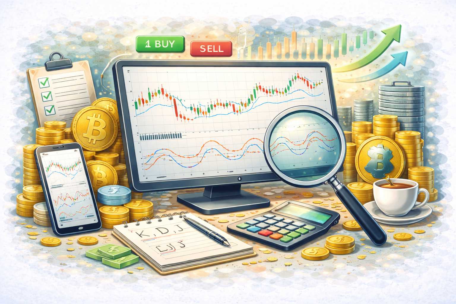 什么是KDJ指标?加密货币短线交易必备指南