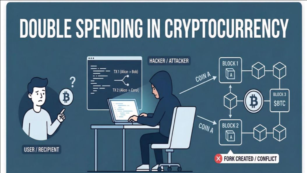 什么是加密货币中的双重支付?机制、案例与防护解析