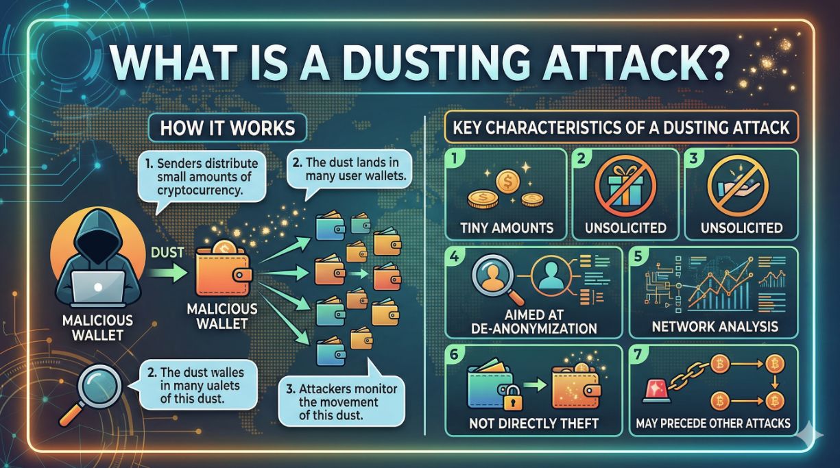 什么是加密货币灰尘攻击?运作方式、真实案例与潜在风险识别方法