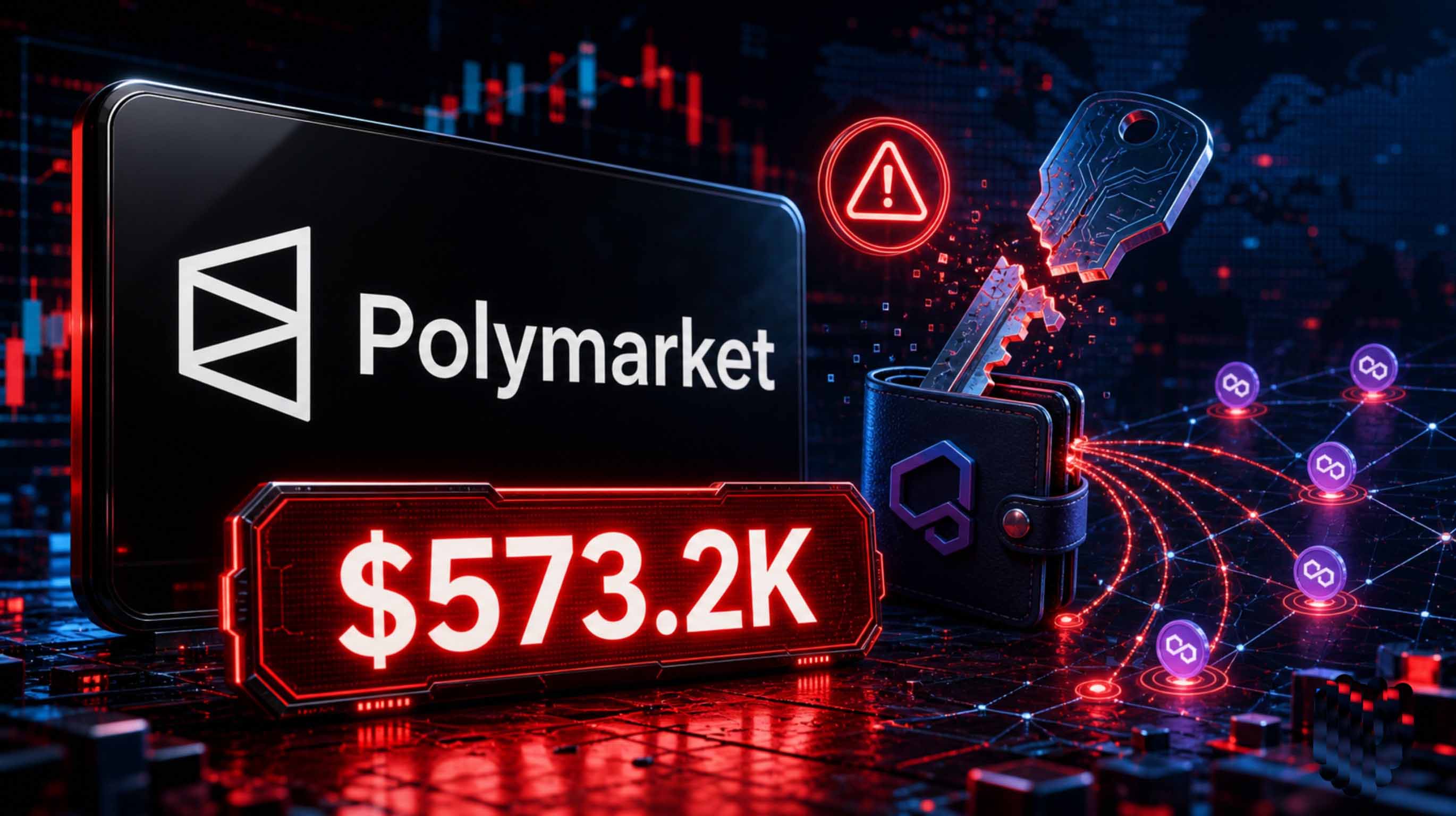 Polymarket称内部钱包密钥泄露后,57.3万美元资金被转移