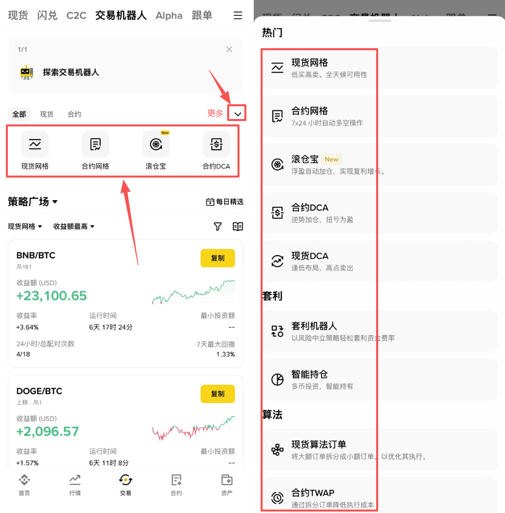 币安合约网格机器人怎么设置?2026年赚钱教程