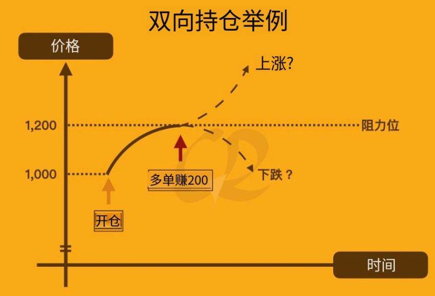 实际举个双向持仓例子
