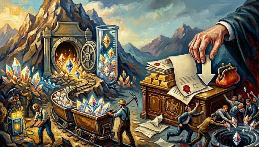 BitMine逼近5%以太坊储备目标,折价发行优先股BMNP会成卖币压力吗?