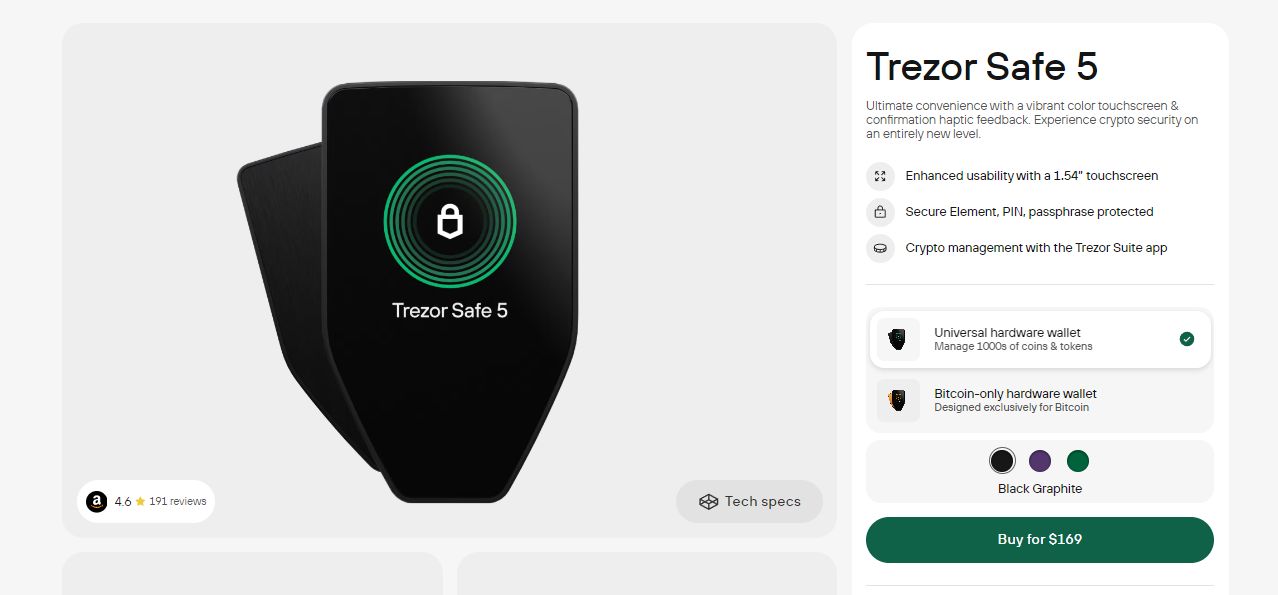 Trezor Safe 5