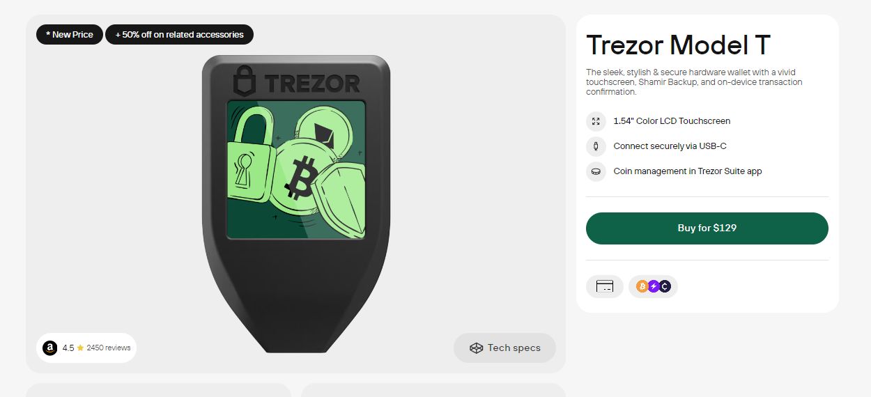 Trezor Model T