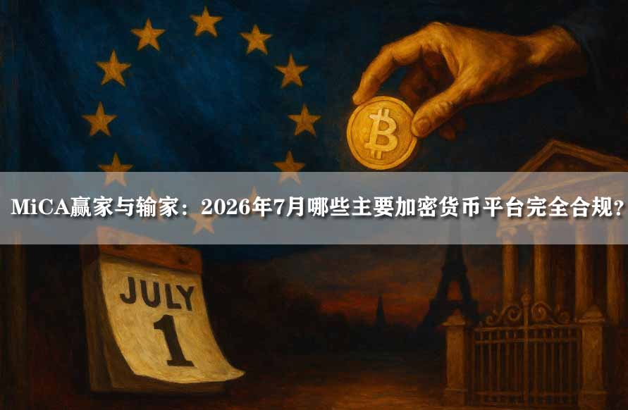 MiCA赢家与输家:2026年7月哪些主要加密货币平台完全合规?