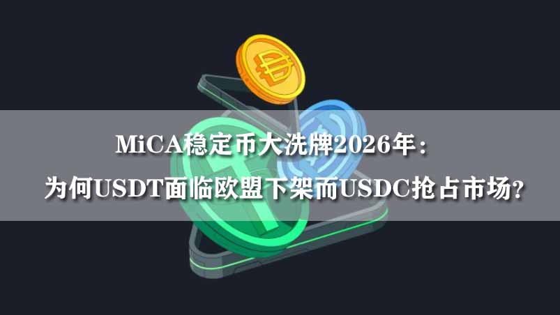 2026年MiCA稳定币大洗牌:为何USDT面临欧盟下架而USDC抢占市场?