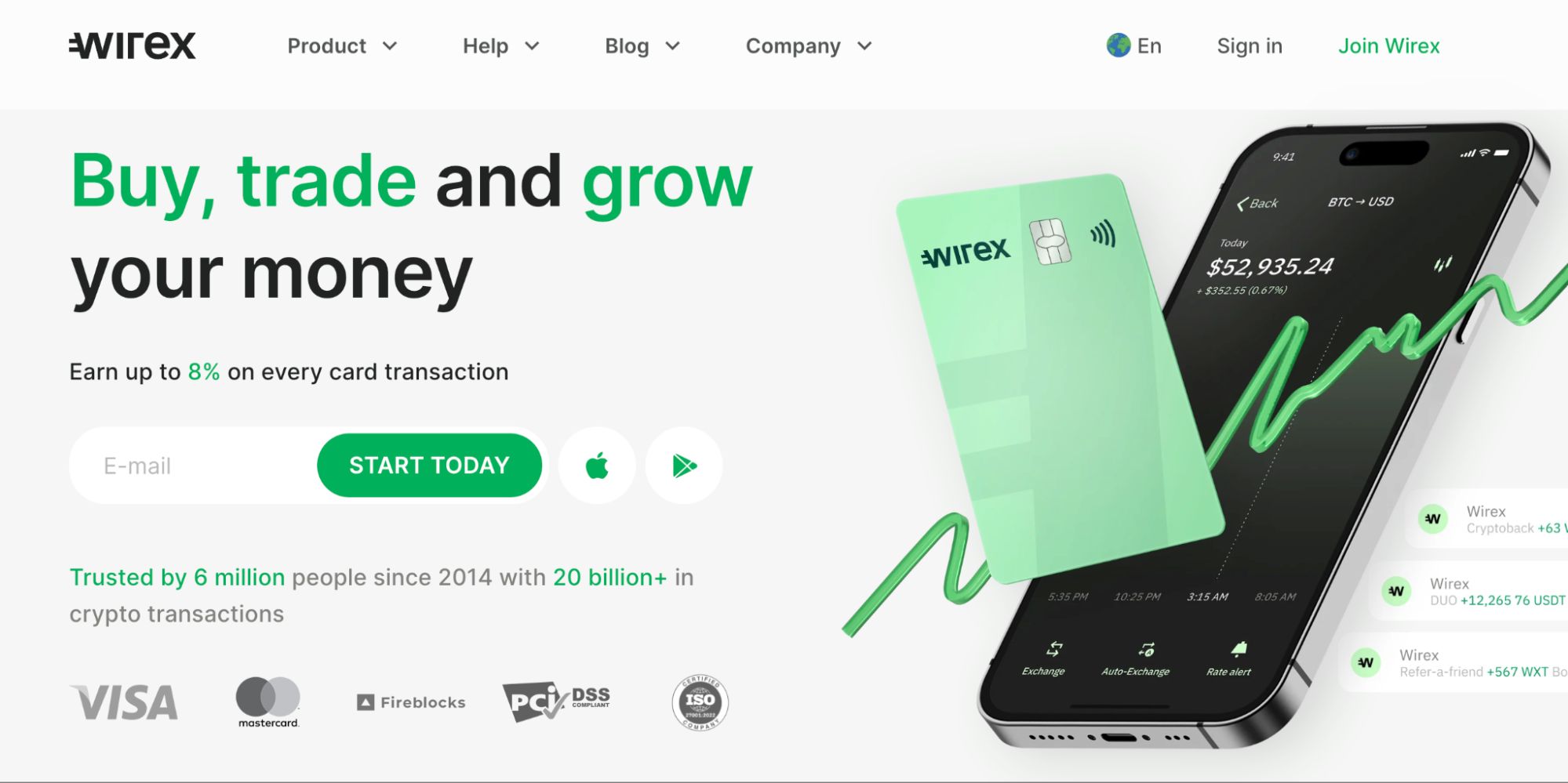 高返现代表:Wirex 卡