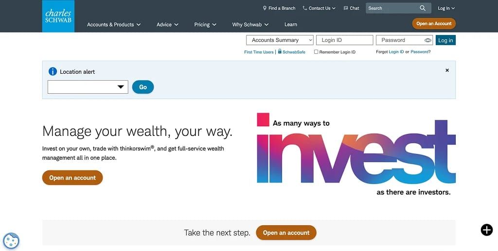 3. Charles Schwab