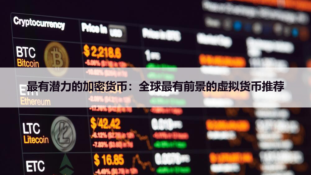 2026年最有潛力的加密貨幣：全球最有前景的虛擬貨幣推薦