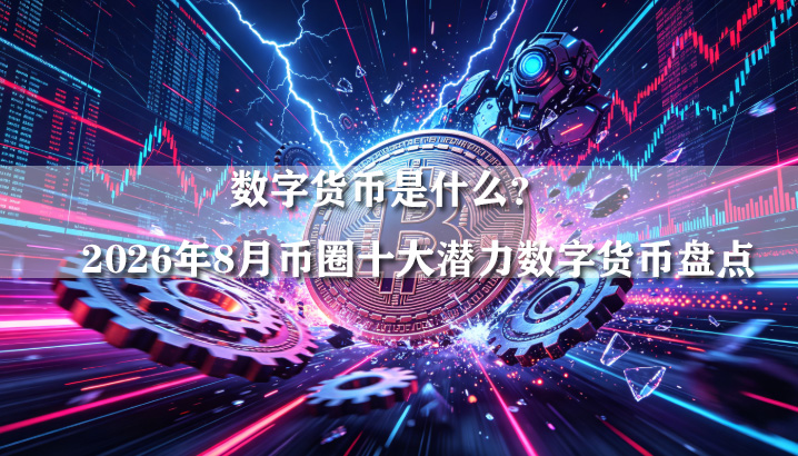 數(shù)字貨幣是什么？2026年8月幣圈十大潛力數(shù)字貨幣盤點