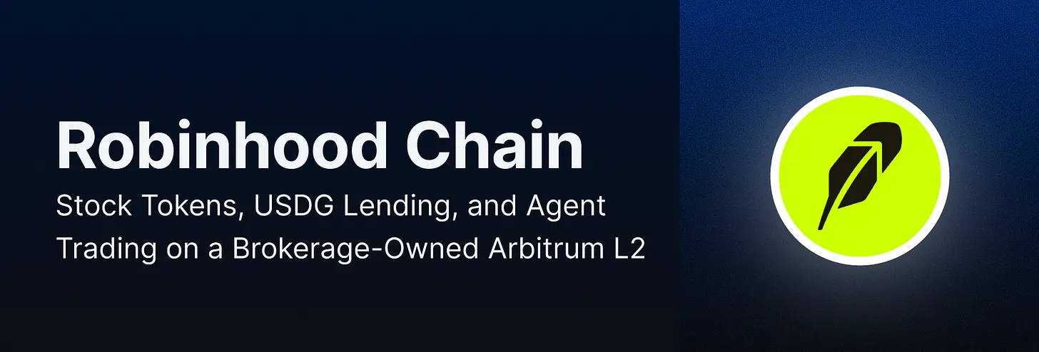 Robinhood Chain上线:券商终于把股票代币送到用户面前了
