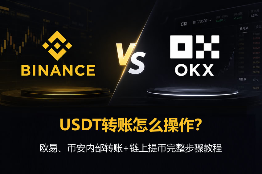 USDT轉(zhuǎn)賬怎么操作？歐易、幣安內(nèi)部轉(zhuǎn)賬+鏈上提幣完整步驟教程
