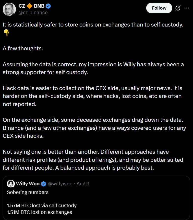 Coldcard重大盗币事件爆发,比特币ETF迎来连续资金流入,市场热议自托管转向机构托管可能性
