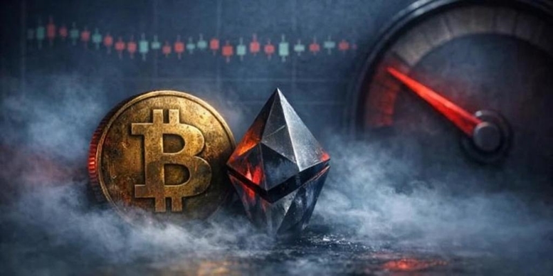 币市震荡盘整:BTC守住6.4万、ETH站稳1900,全网爆仓1.55亿