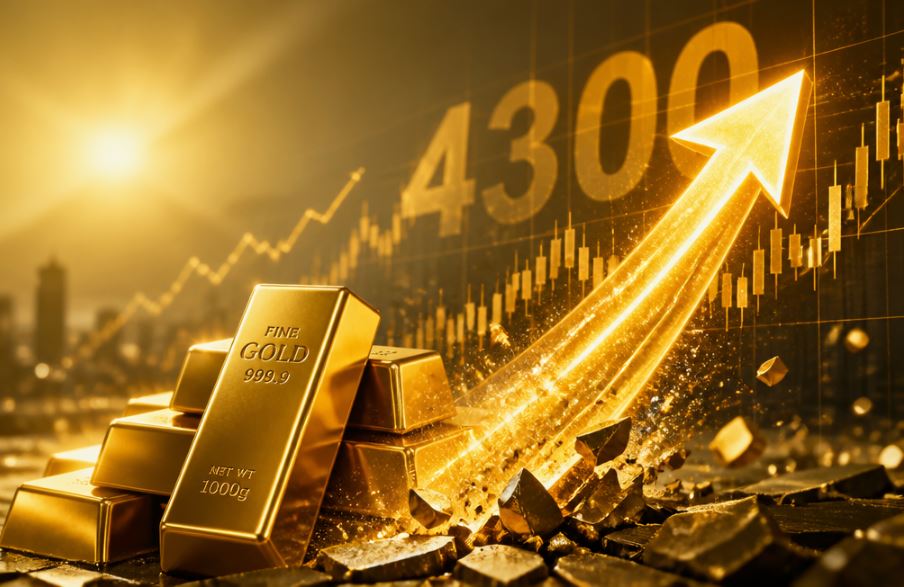 黄金突破4300美元关口,上涨趋势重新开启?