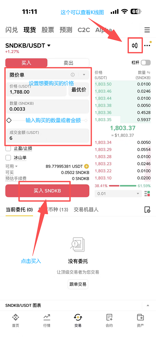 币安购买SNDKB美股代币流程_图5