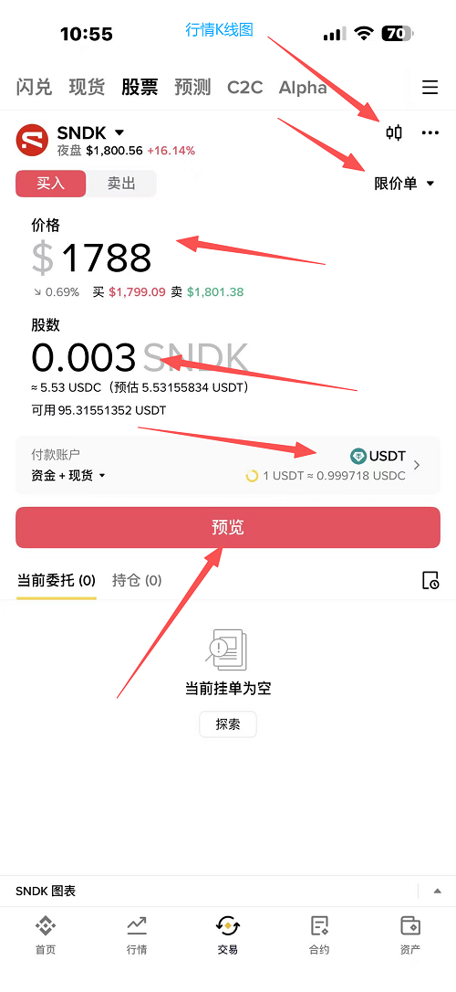 币安购买SNDK真实美股流程_图6