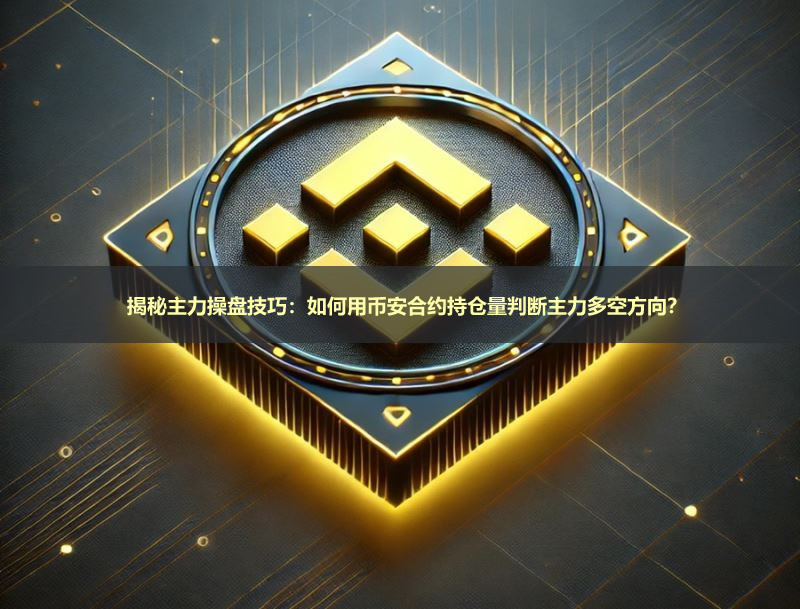 揭秘主力操盘技巧:如何用币安合约持仓量判断主力多空方向?