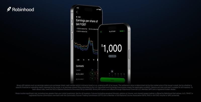 Robinhood重磅更新:AI Agent、24/7交易、永续与财报合约上线