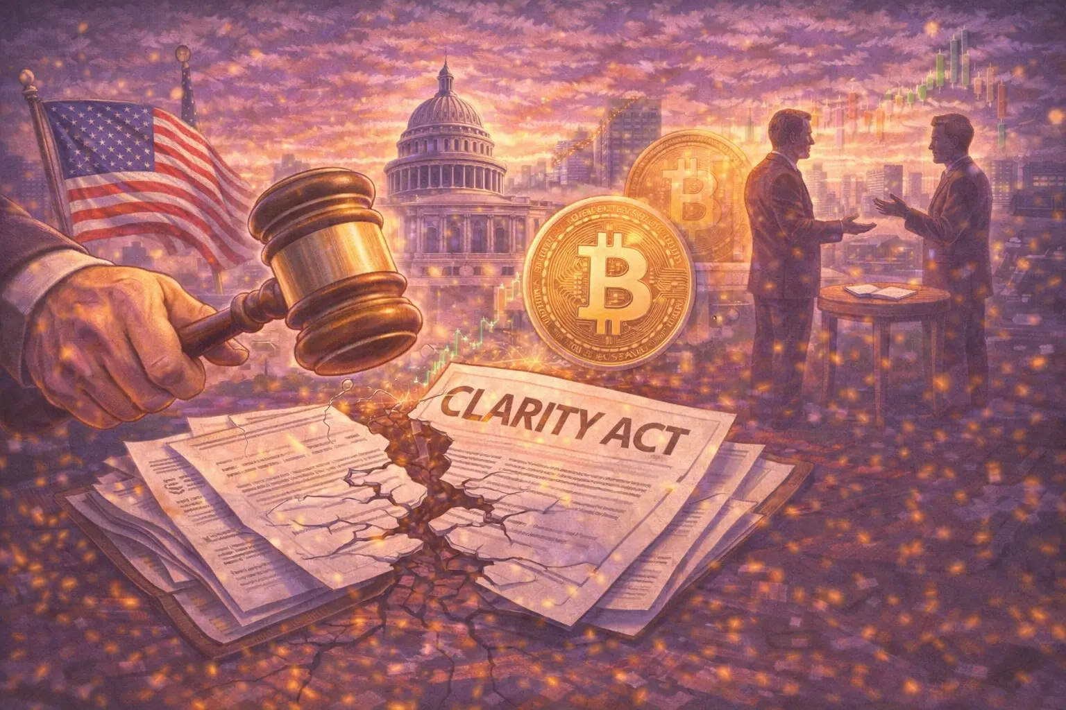 《CLARITY法案》能否通过?议院投票、特朗普协议及对加密市场影响分析