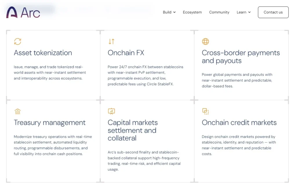 Circle专属公链Arc主网启动