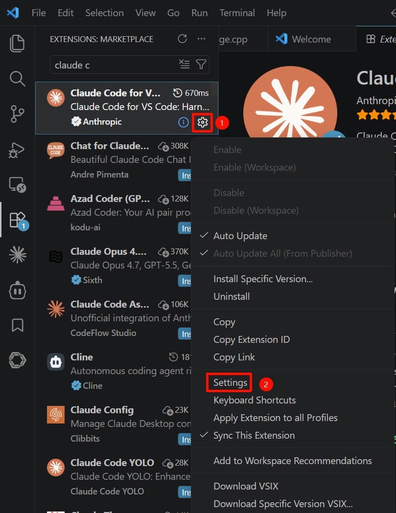 Claude Code for VS Code 配置 DeepSeek API