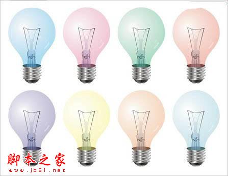 CorelDRAW 打造七彩燈泡