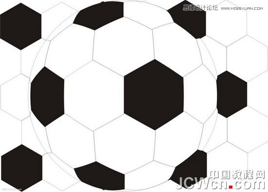 CorelDRAW巧用魚眼工具運(yùn)用制作足球技巧,