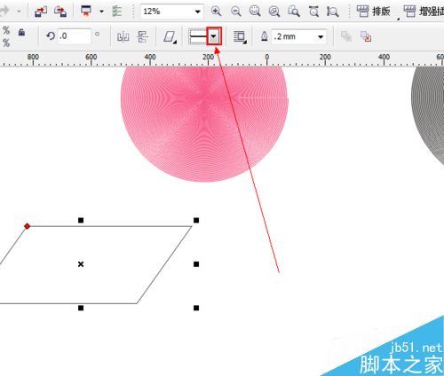 CDR中基本形狀工具如何使用