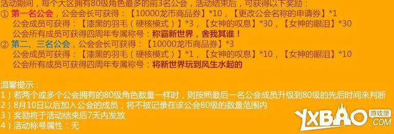 龙之谷四周年全民狂欢活动