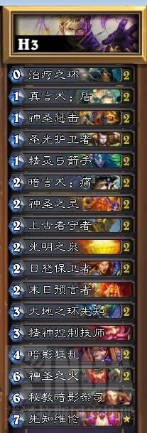 炉石传说冒险模式瘟疫区英雄难度牧师通关卡组攻略