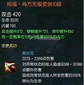 剑灵白青版本S3武器属性怎么样