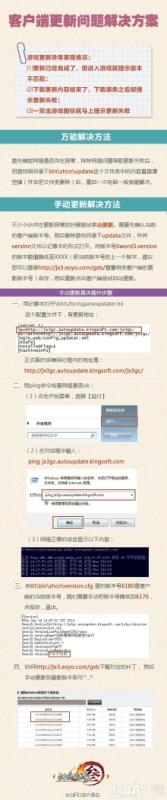 剑网3客户端更新异常怎么解决