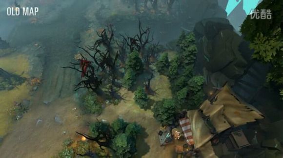 dota2682新版本地图对比夜魇地形差异