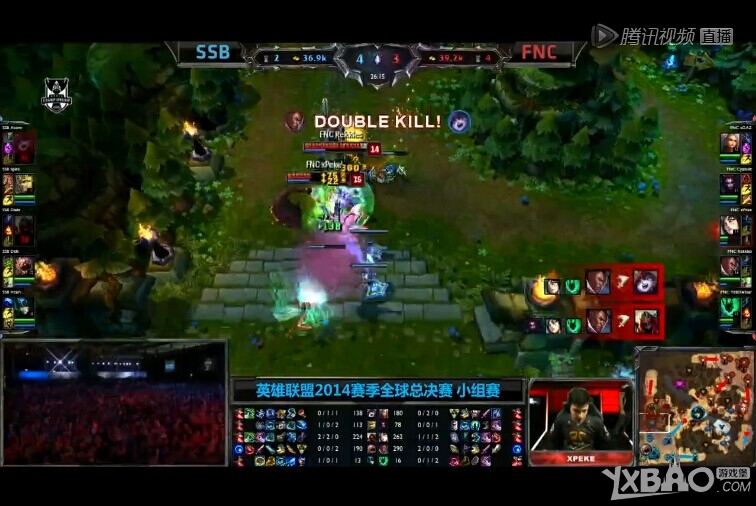 《LOL》总决赛C组SSBvsFNC视频介绍