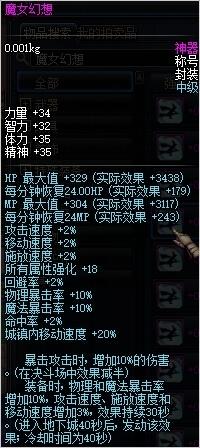 《DNF》魔女幻想和在水一方称号哪个好